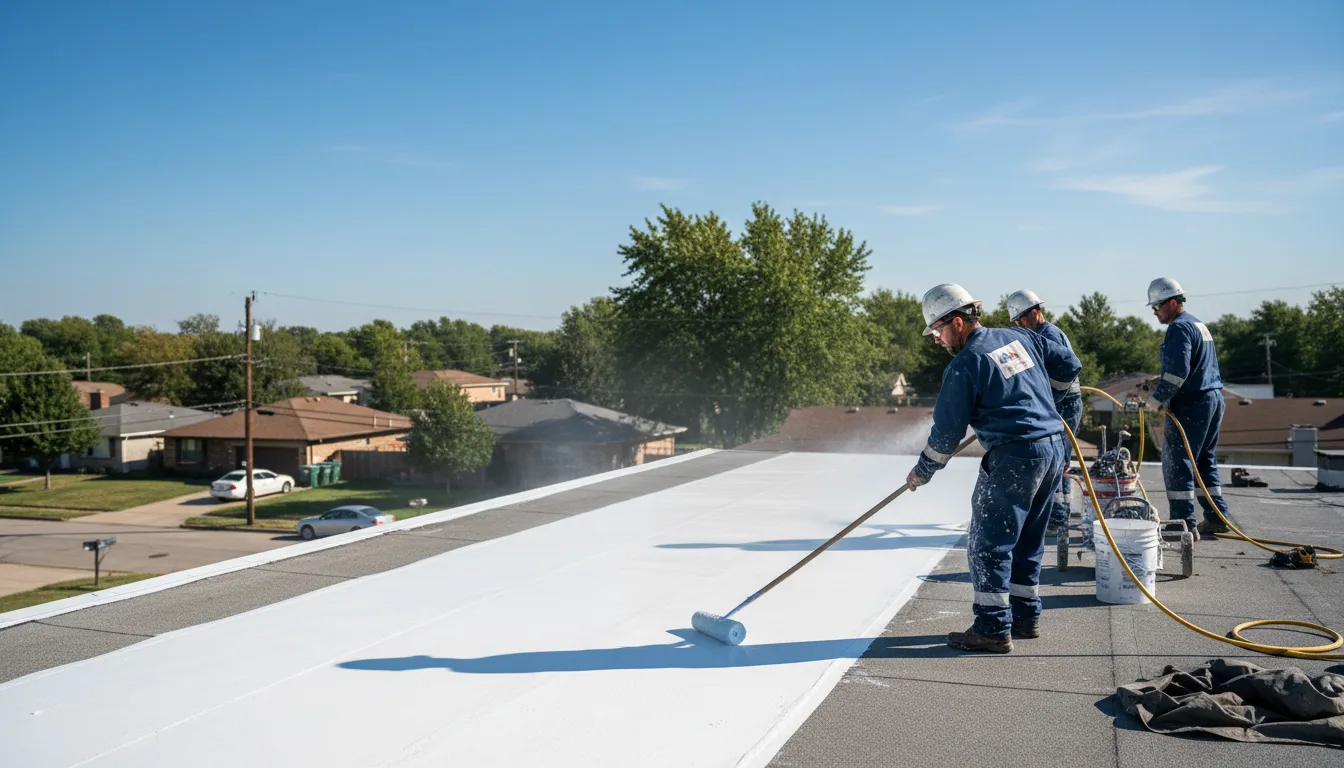 Commercial roof coating in Petersburg, IN near me